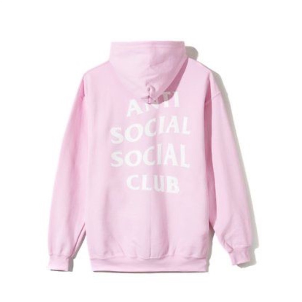 AntiSocial Social Club pink know you better hoodie